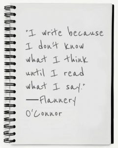 Flannery O'Connor writing quote